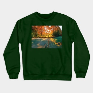 Golden Fall Picture Crewneck Sweatshirt